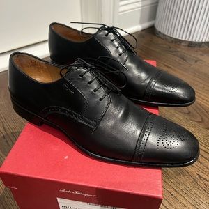 Men’s “Salvatore Ferragamo” dress shoes.